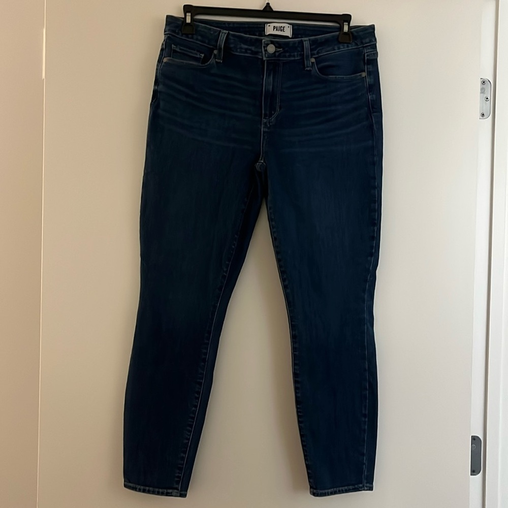 PAIGE Women's Skinny Jeans - Dark Blue